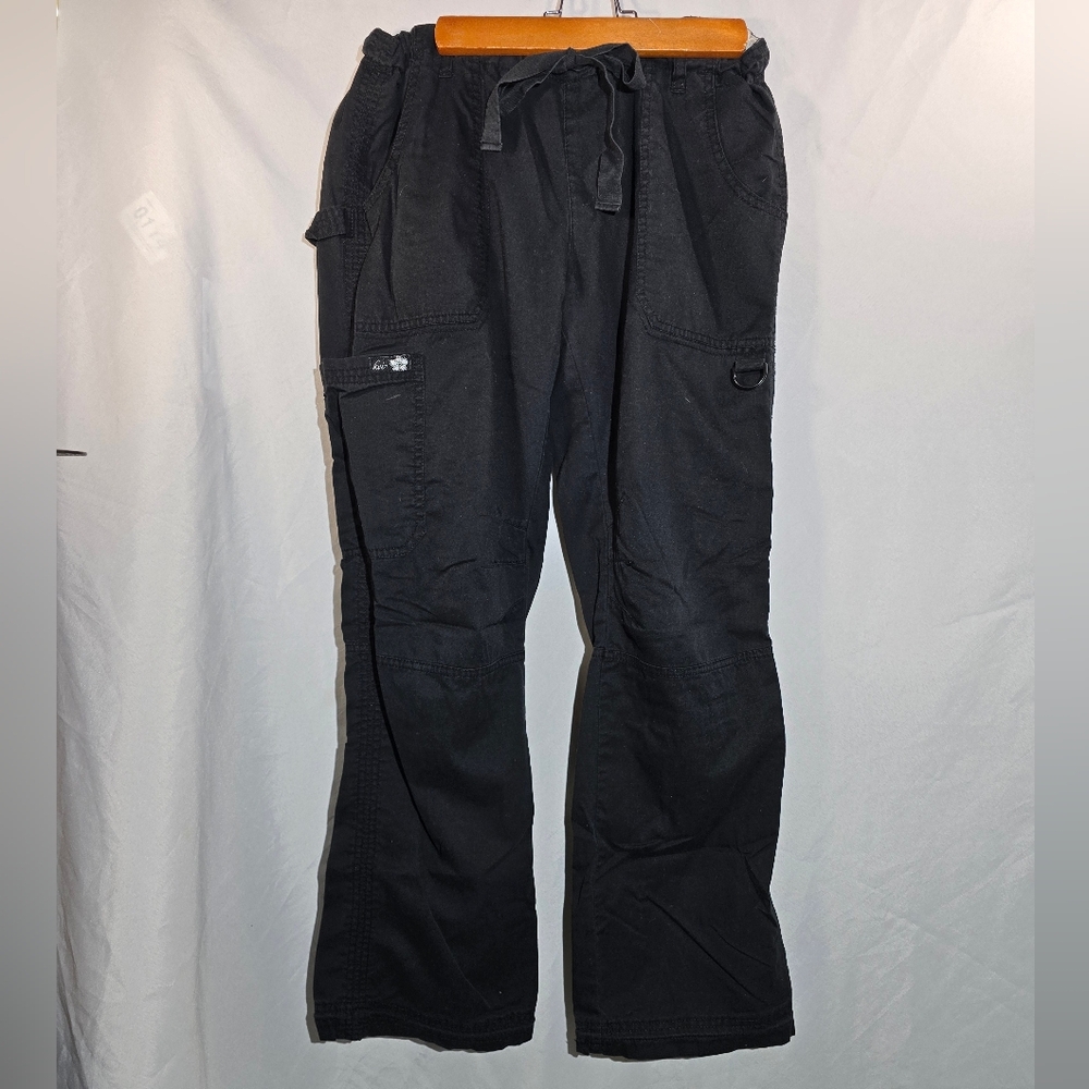Koi Black Drawstring Scrub Pants